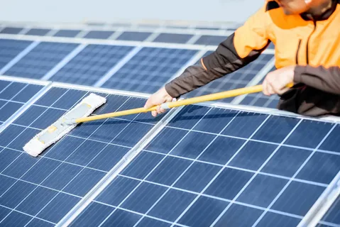 Professional solar panel cleaning service in Gold Coast, QLD